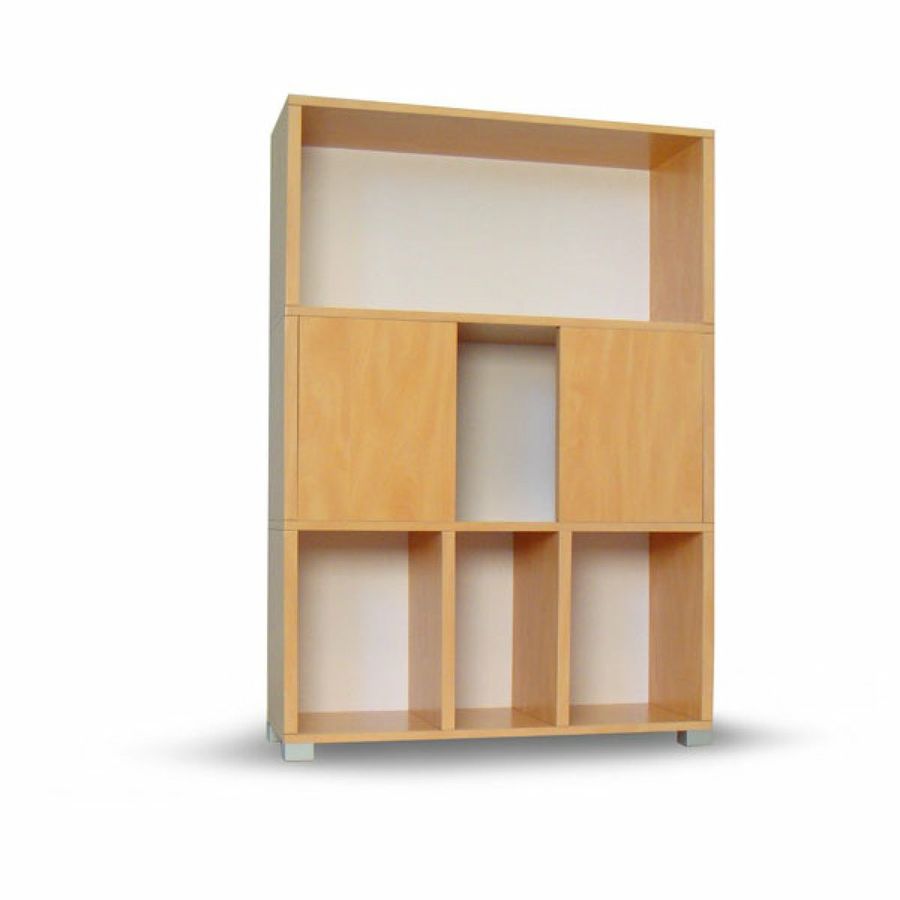 estantería de madera