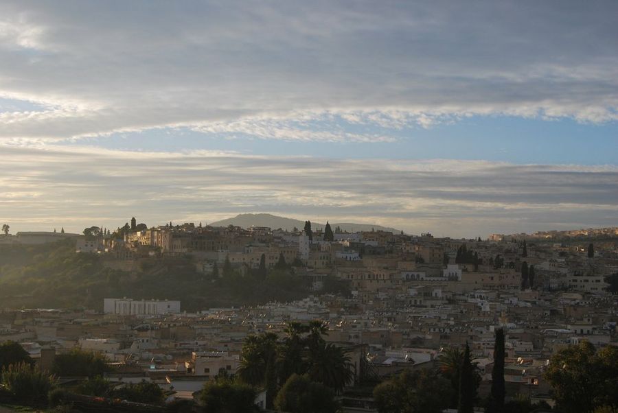 Panoramicas de Fez,Murallas y Barrio Judio