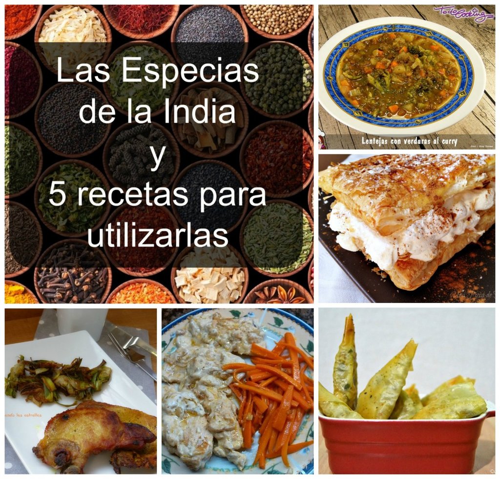 Las especias de la India y 5 Recetas con un toque hindú | Cocina