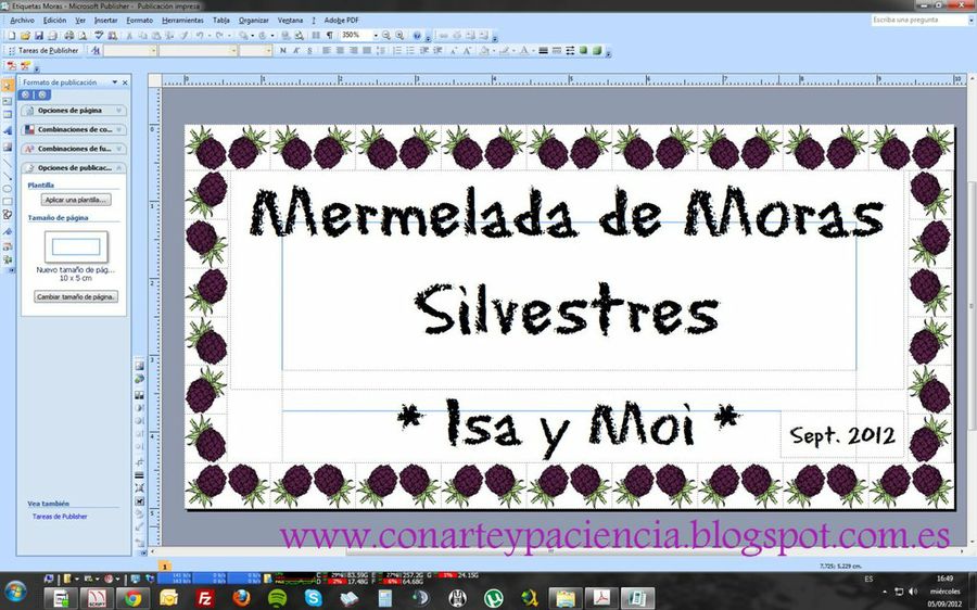  Mermelada de moras silvestres