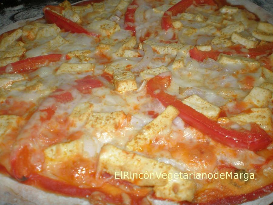  Pizza con tofu
