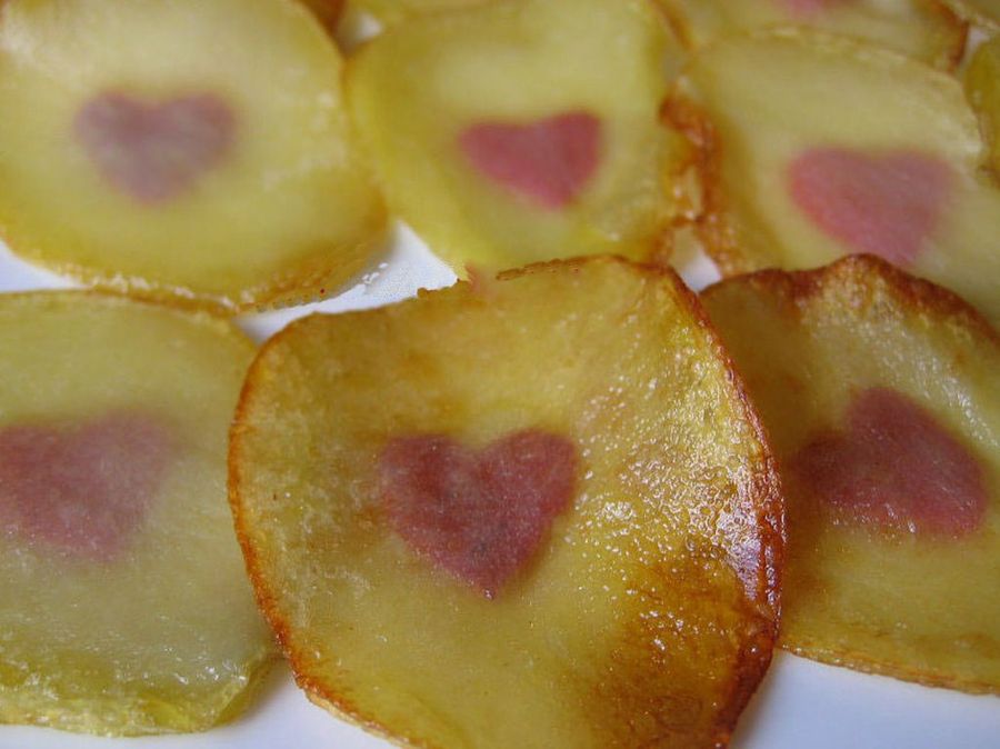 Patatas corazón