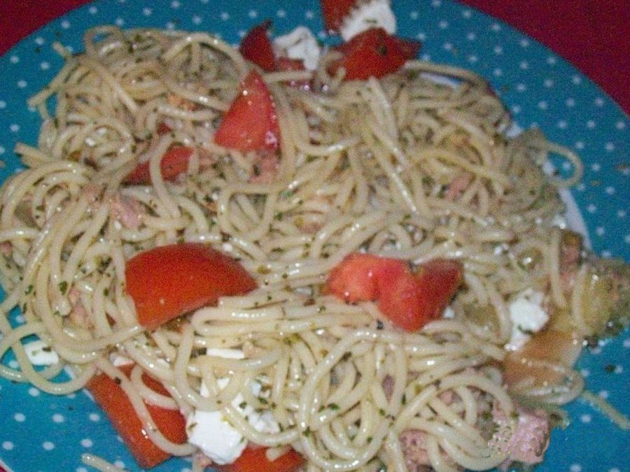 Ensalada de spaguettis