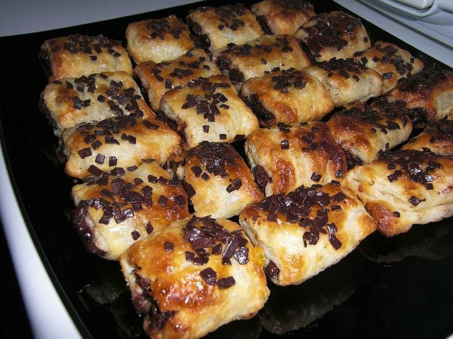 Napolitanas de chocolate