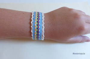 Manualidades: PULSERAS con CINTA o LISTON - Innova Manualidades 