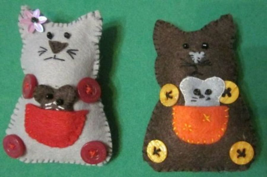  gatos de fieltro