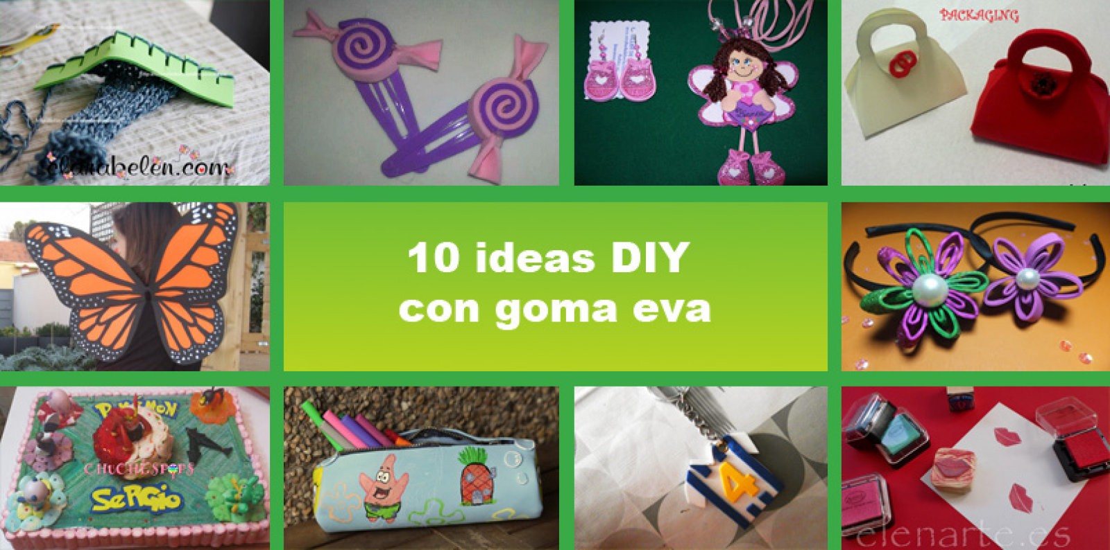 10 ideas DIY con goma eva