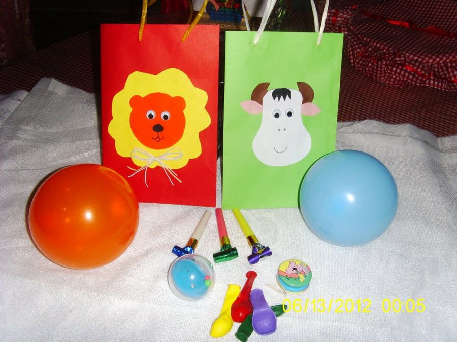 Bolsas de papel para fiestas infantiles