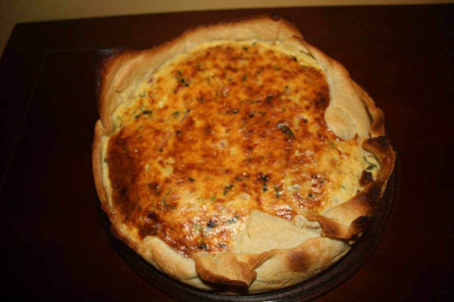  QUICHE DE BEICON Y ESPINACAS