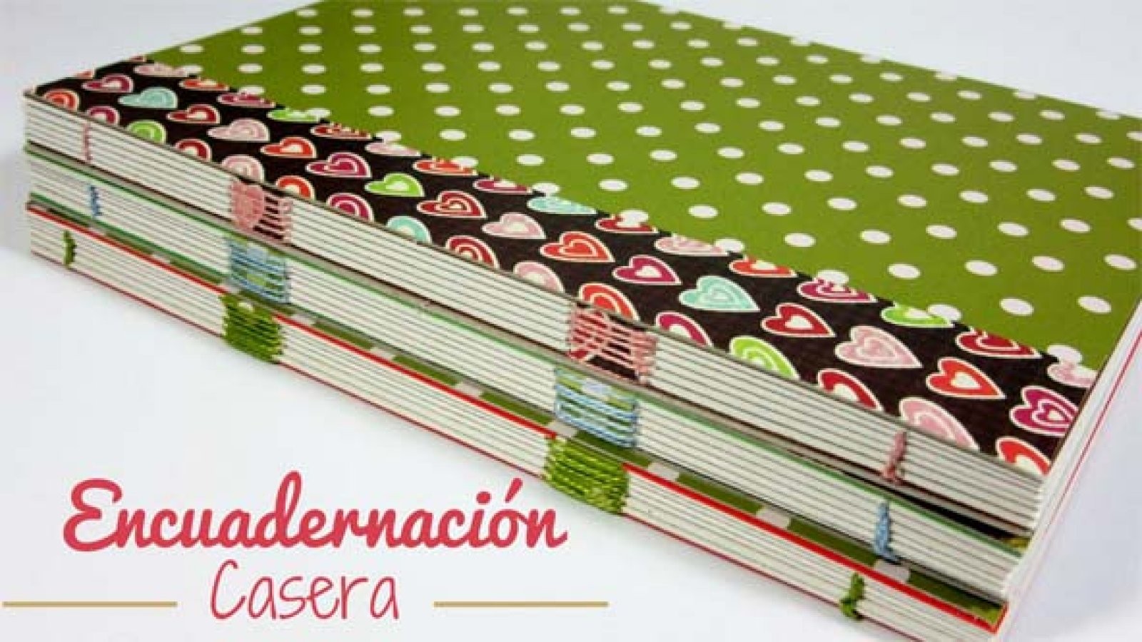 Encuadernación casera fácil: cuadernos 120 páginas