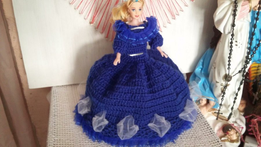 Vestido a crochet para muñeca | Manualidades