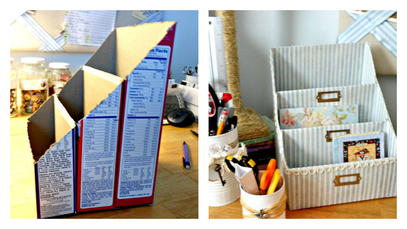Organizador de esmaltes hecho de cartón
