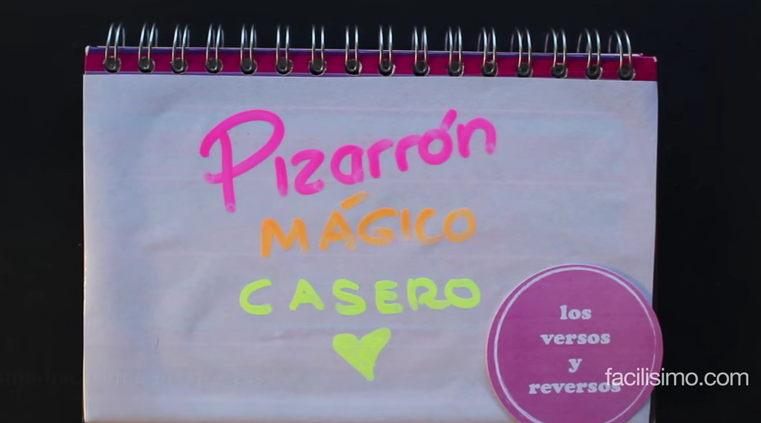 Manualidades para niños: Cómo hacer una pizarra mágica casera