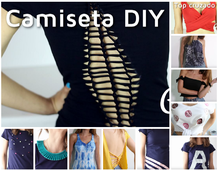 11 ideas para customizar camisetas: trucos fáciles