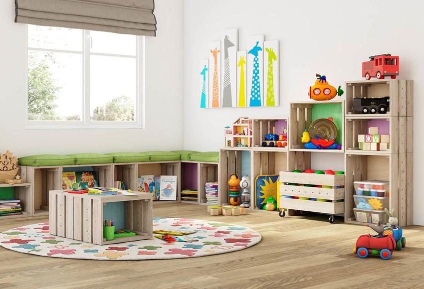 Decoración infantil: Almacenaje de juguetes y juegos - Refugio de Crianza