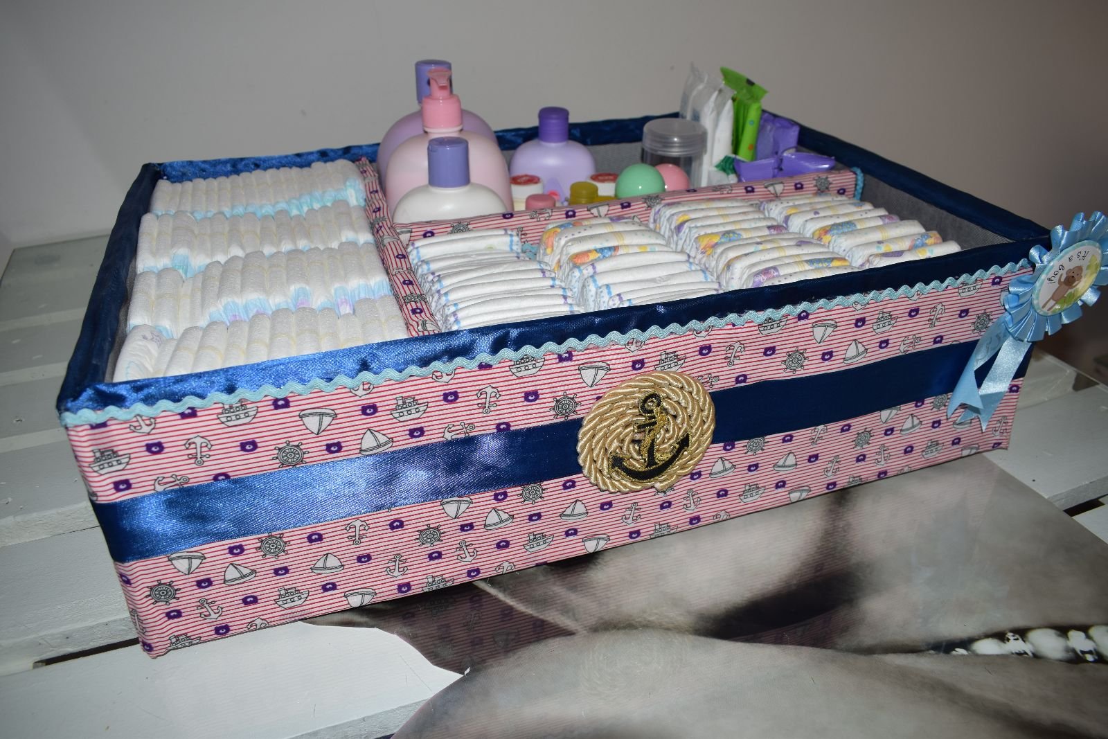 Organizador DIY para el cuarto del bebe