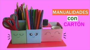 Organizadores reciclados: Una manera facil y divertida | Manualidades