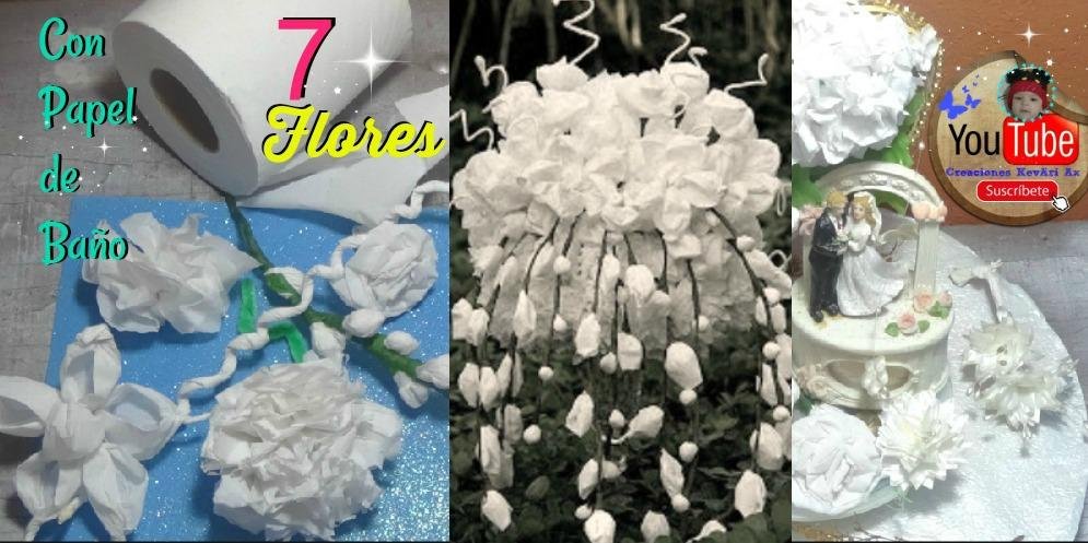 increibles flores con de baño DIY | Manualidades