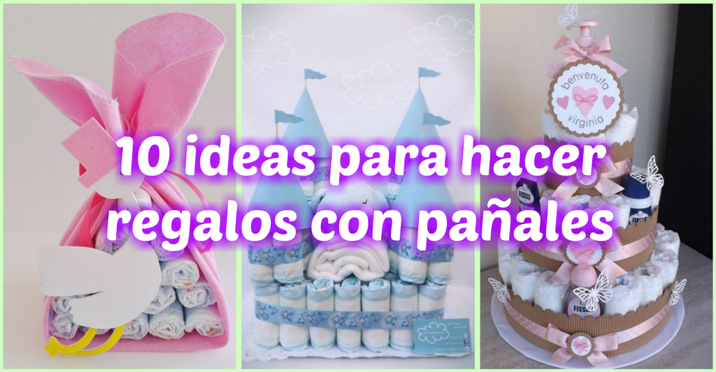Tarta de pañales personalizada Caramelo rosa · Tartas pañales originales ·  Bebé Arcoíris