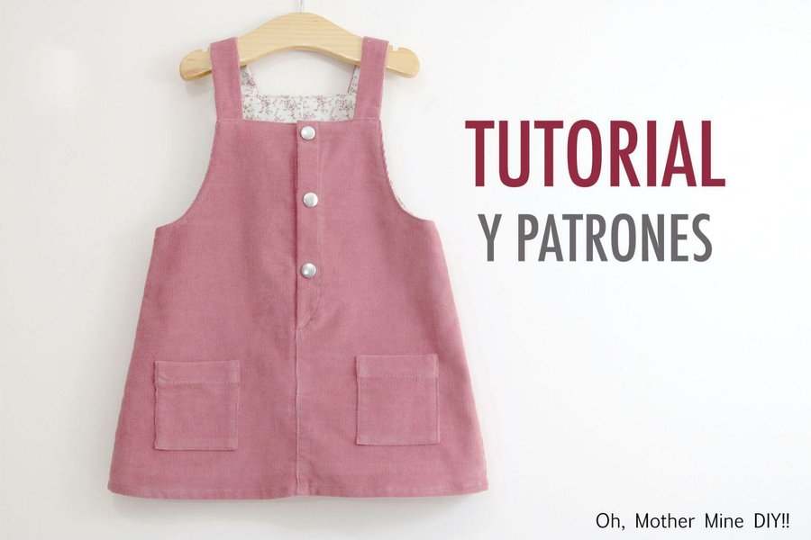 Patrones costura de pichi para niñas (gratis en varias tallas) | Manualidades