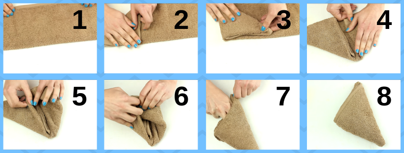 Regulación Cambios de Espectador 4 trucos para doblar las toallas | Manualidades