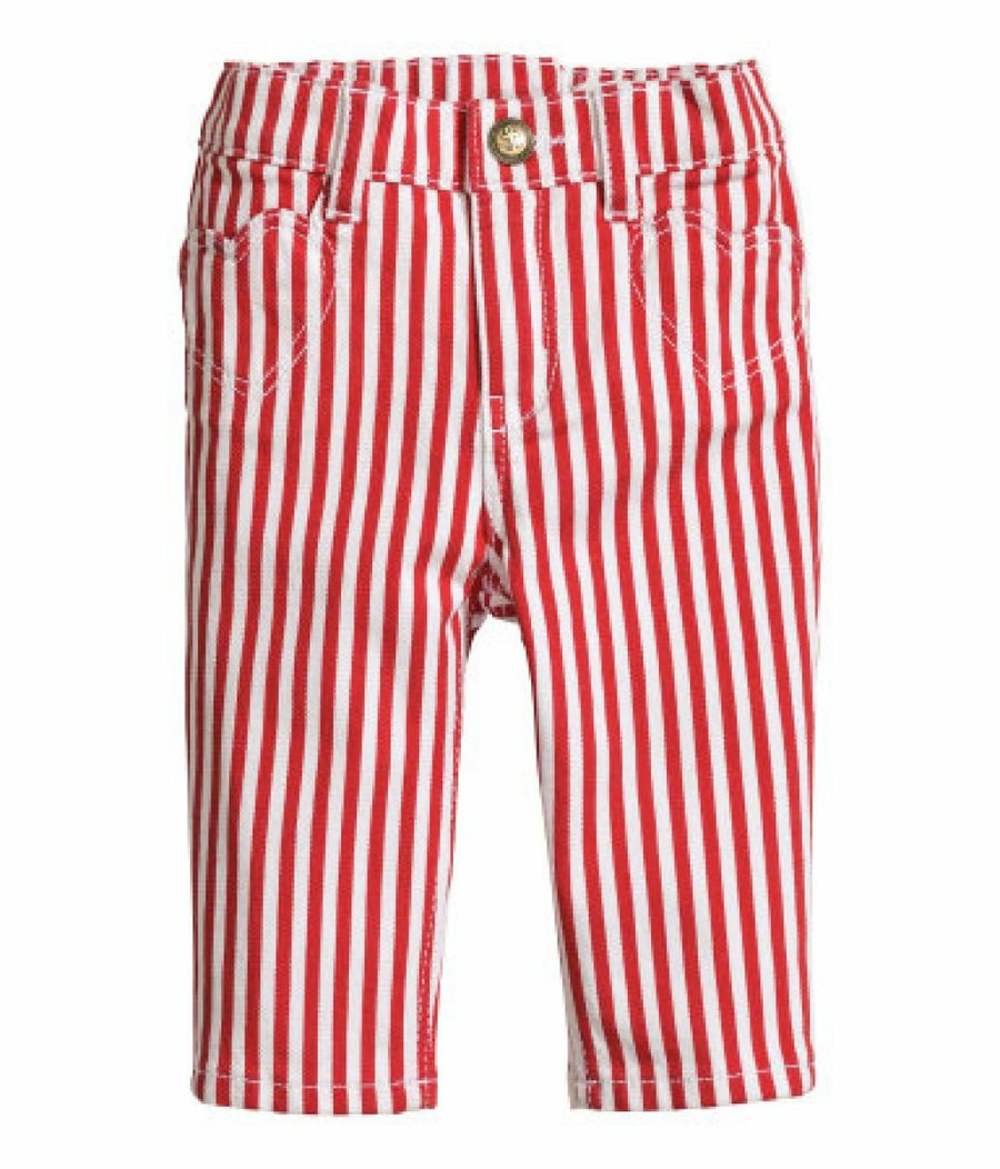 pantaones rojos niño