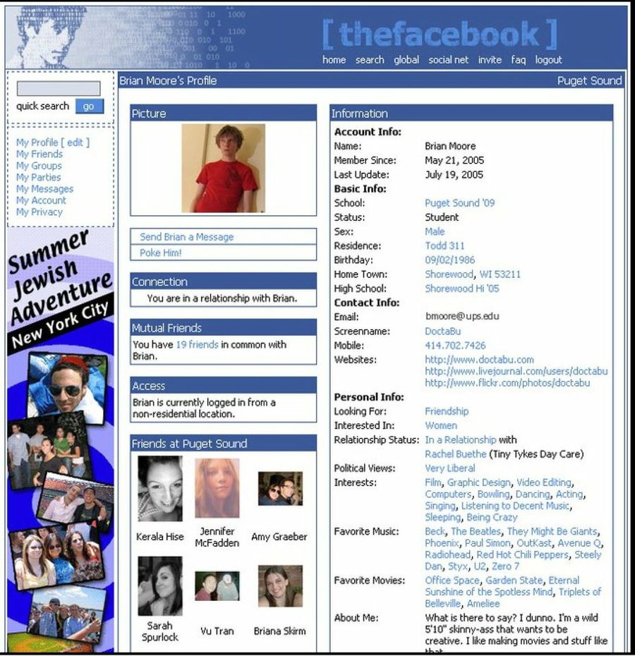 old facebook application