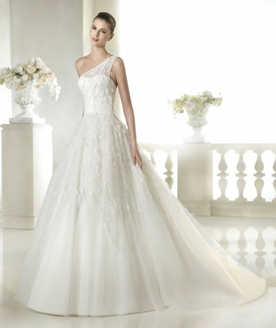 vestido de novia romántico