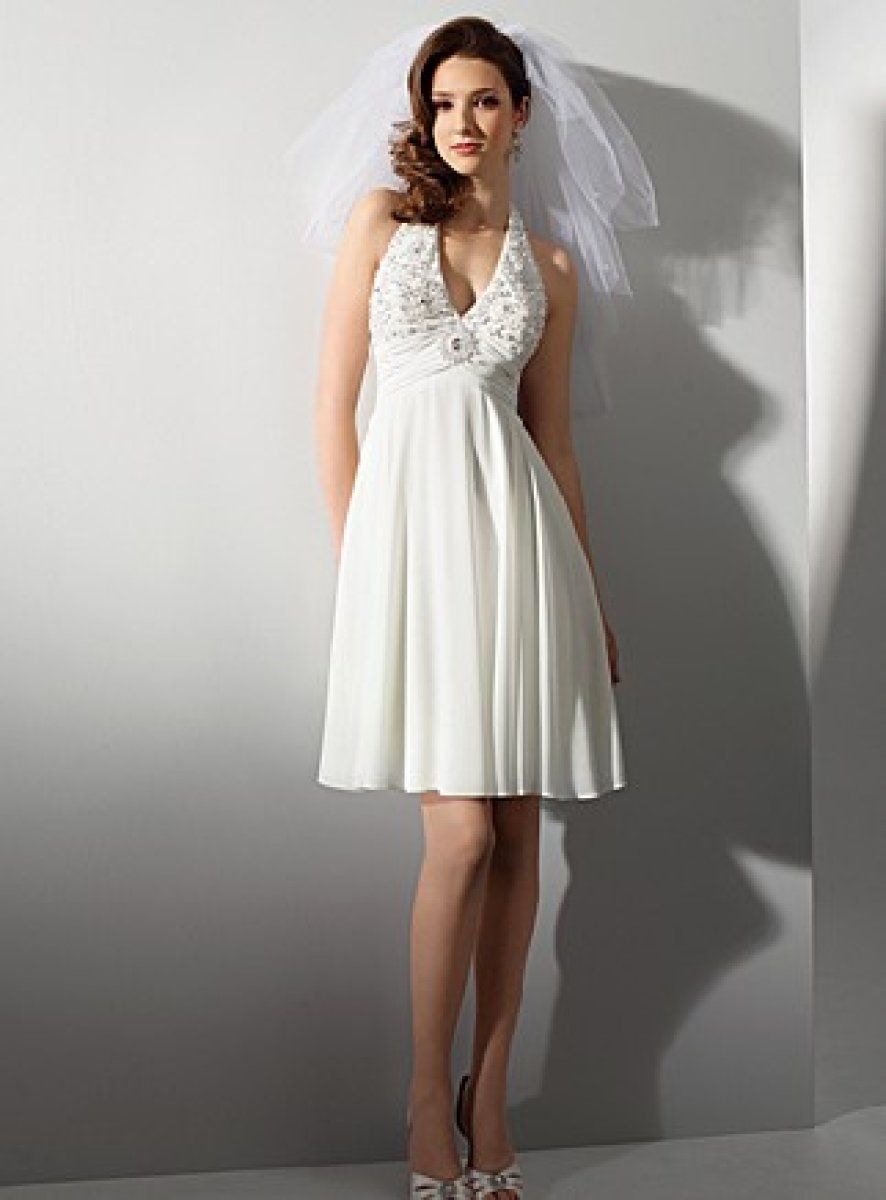 Красивые простые свадебные платья