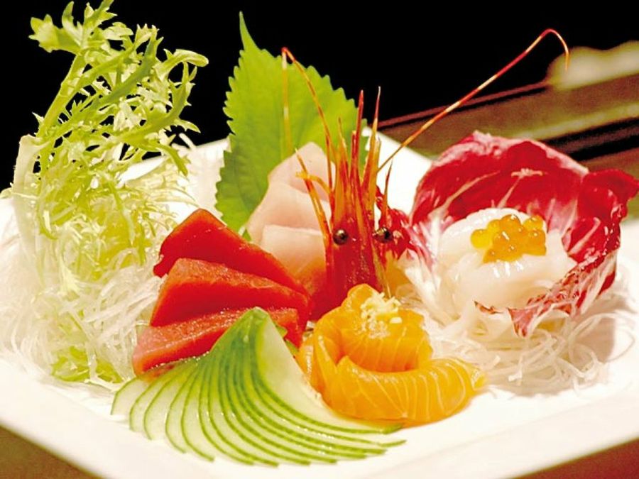 ensalada con langostino