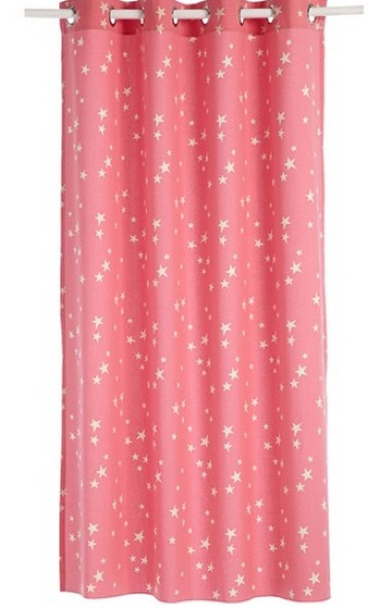 cortinas rosas