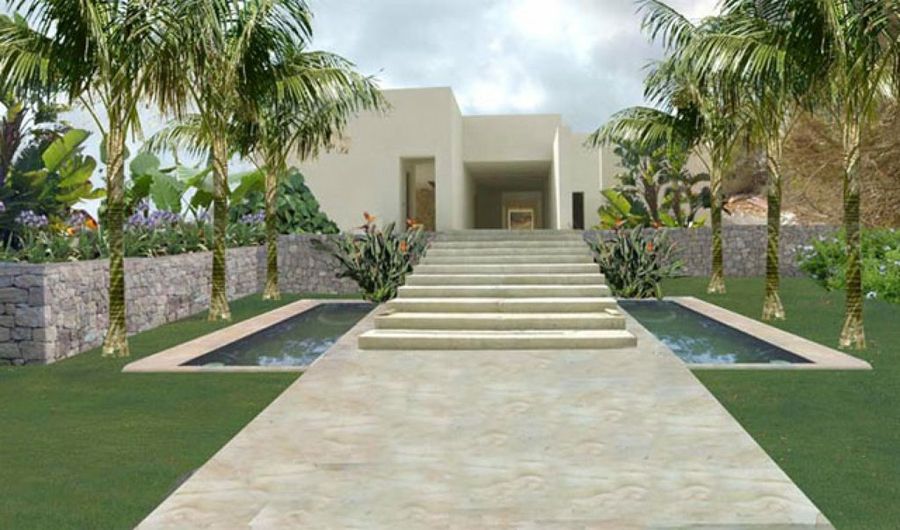 Diseño en 3D de una casa