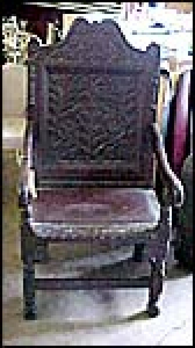 silla madera antigua