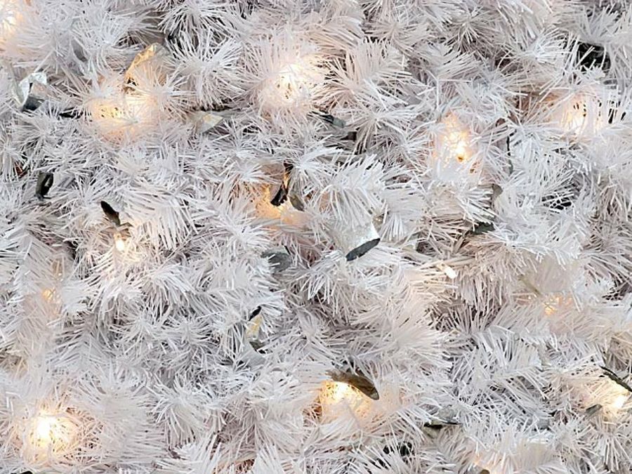 decoración navieña blanca