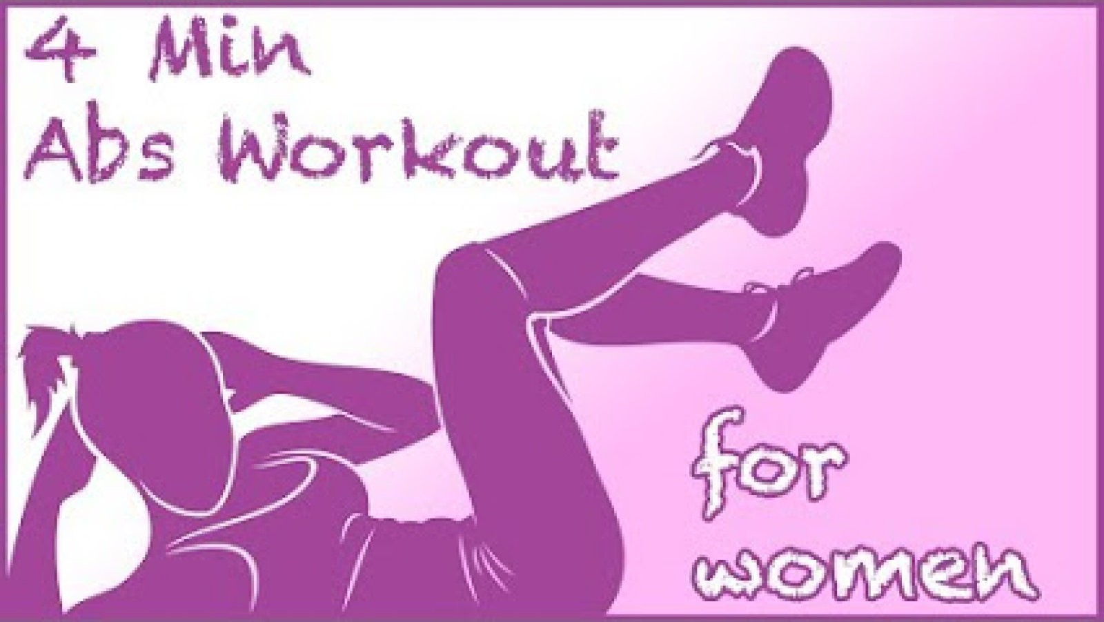Deporte en casa: abdominales en 4 minutos para mujeres