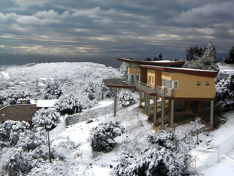 casa en la montaña