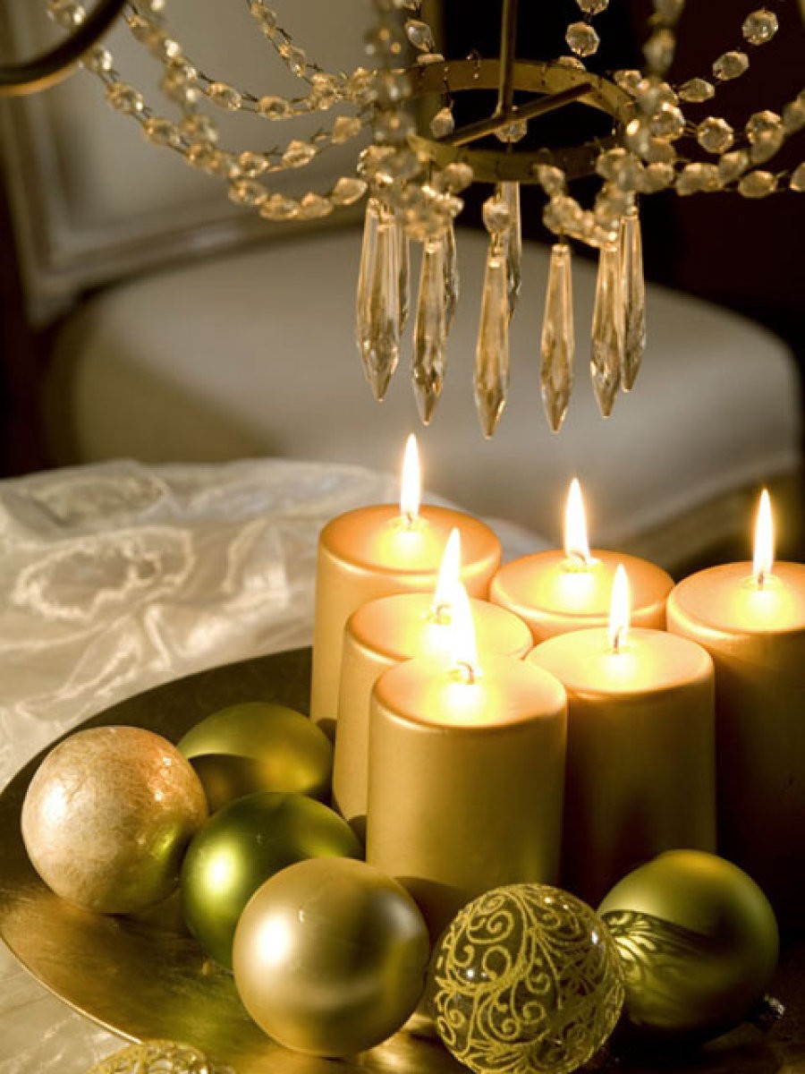 velas navideñas