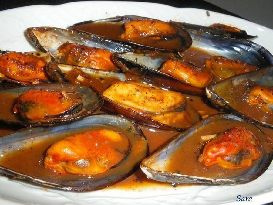 Mejillones en salsa