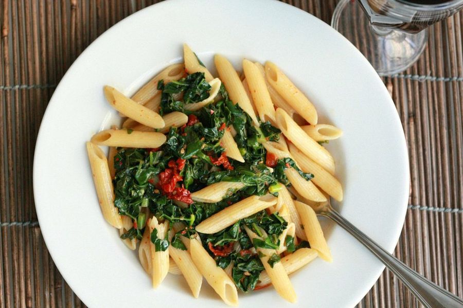  Pasta con vegetales