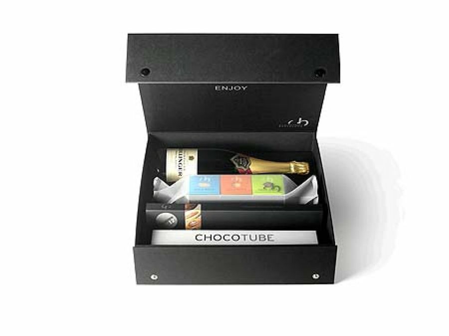 Caja con chocotube