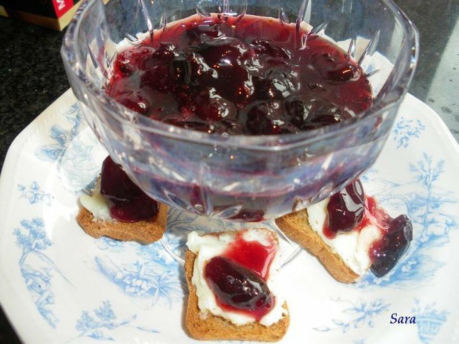 Mermelada de cerezas