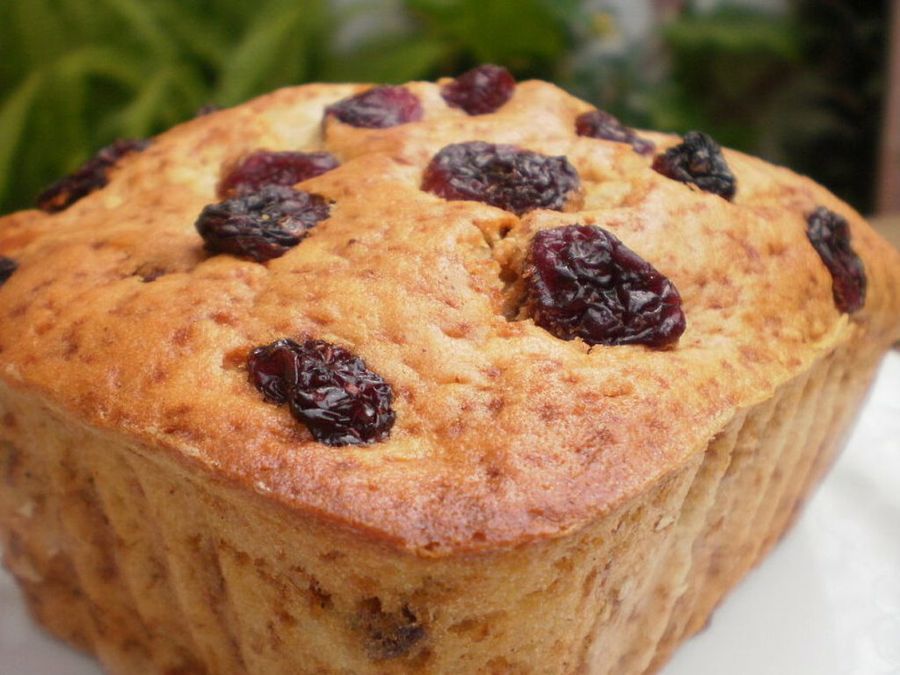 Bizcocho con arándanos