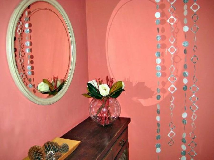  guirnalda y espejo