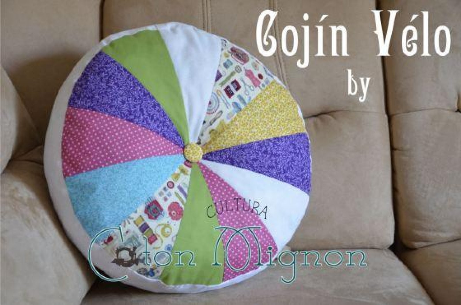 Cómo hacer un cojín de patchwork