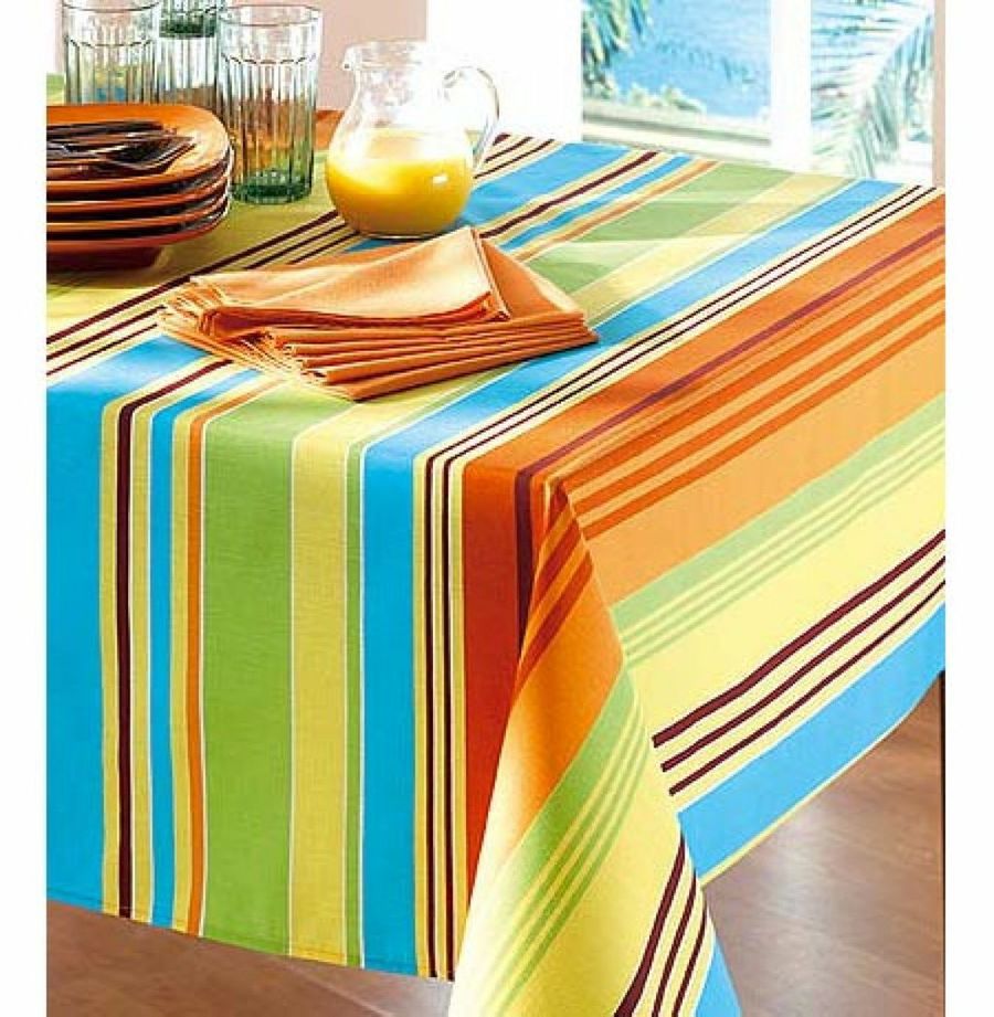 mantel rayas de colores