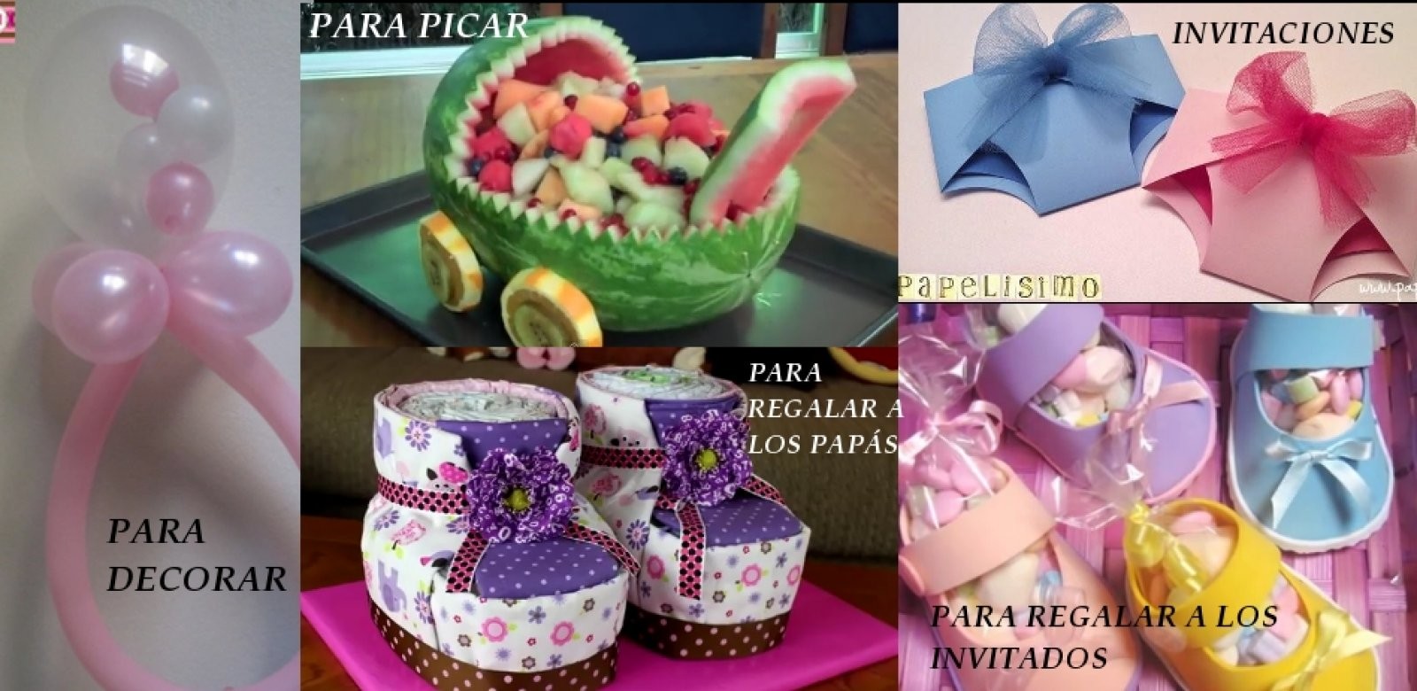 Baby shower DIY: 10 ideas creativas para hacer en casa