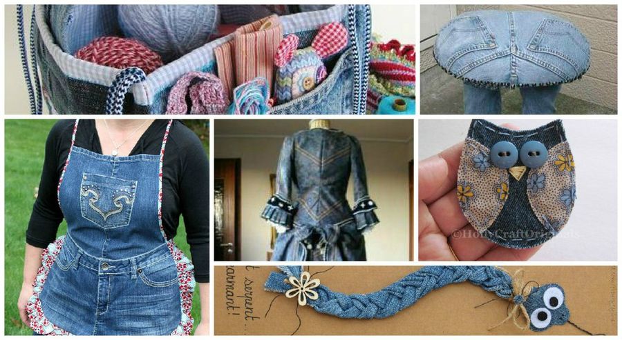 Reciclaje creativo de jeans o vaqueros |
