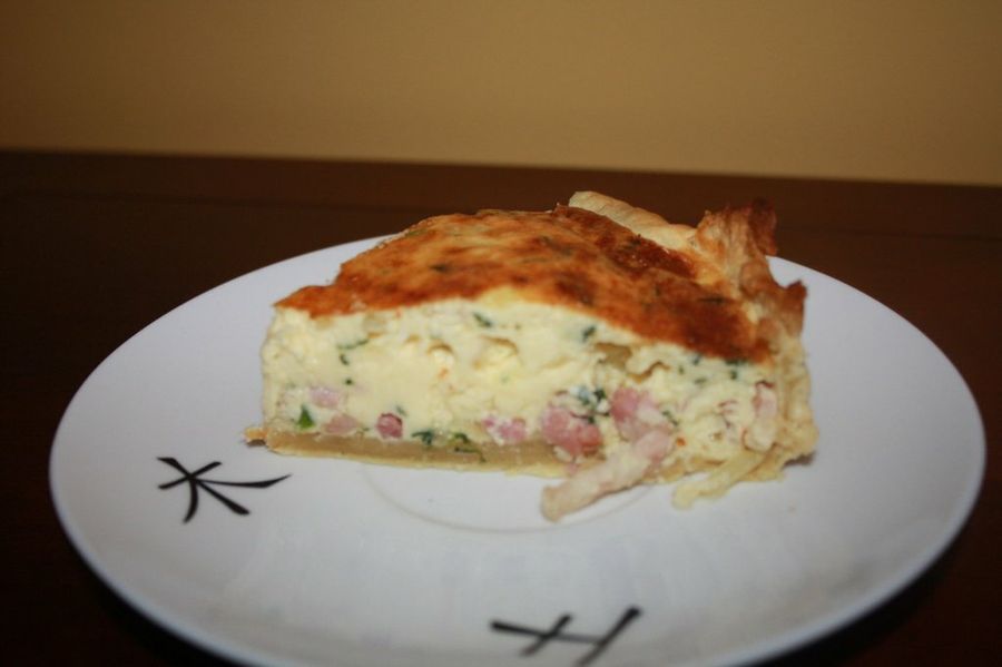  QUICHE DE BEICON Y ESPINACAS