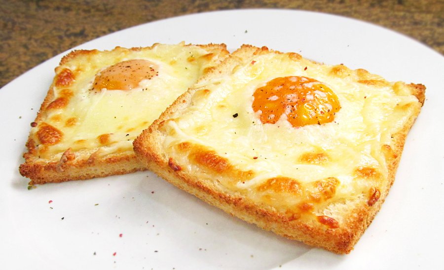 Tostadas con huevo y queso | Cocina