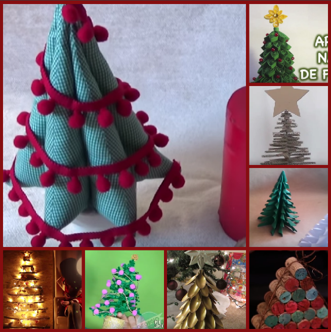 Árboles de navidad para casas pequeñas: ideas de decoración | Manualidades